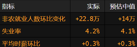 美国非农就业增长超过预期 失业率小幅上升